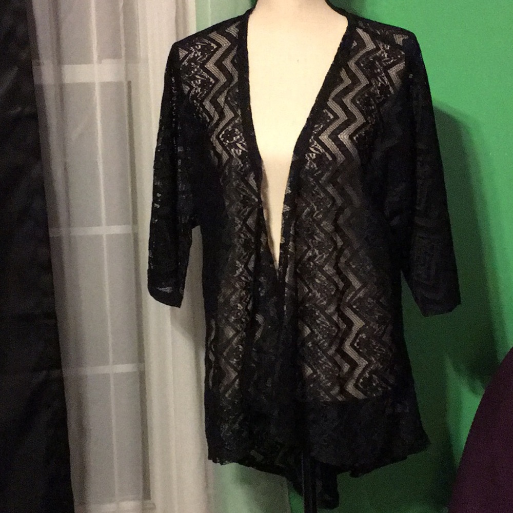 Black lace Lularoe Lindsay